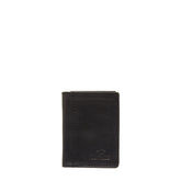 Skórzany Portfel Męski Mustang Temi RFID Aluminium Case Wallet Black 06.103900